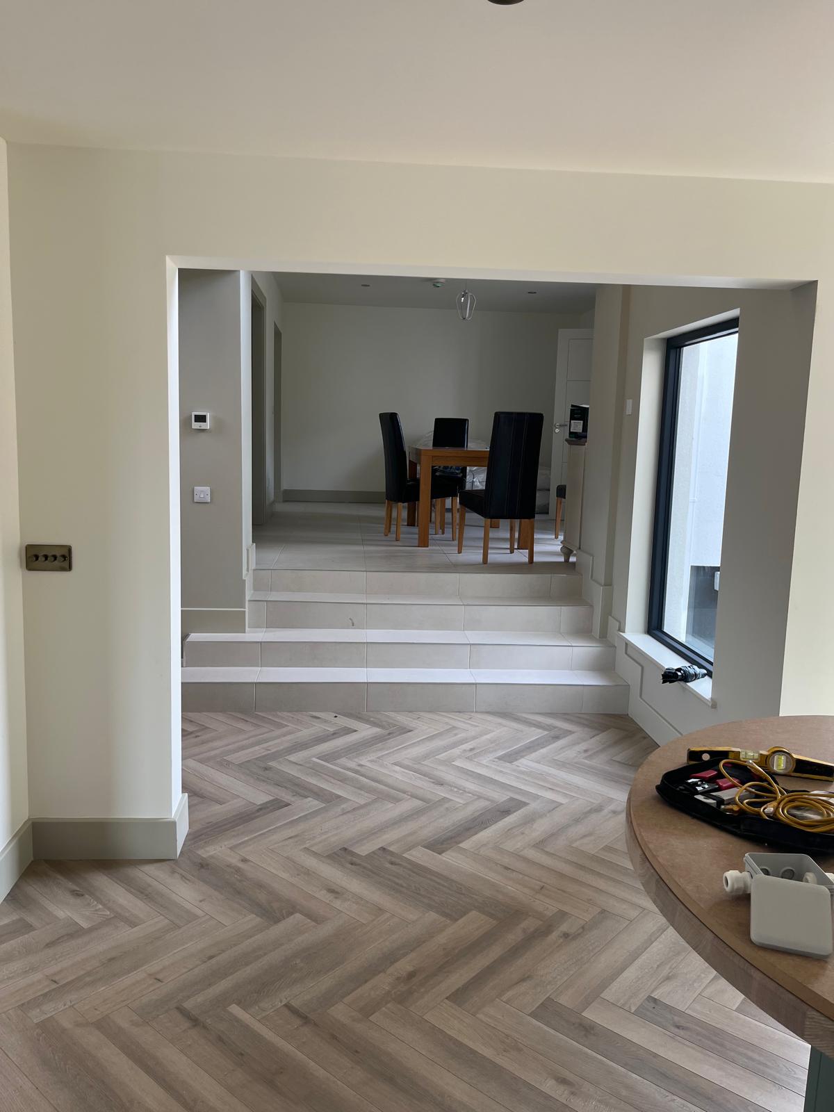 View towards existing home